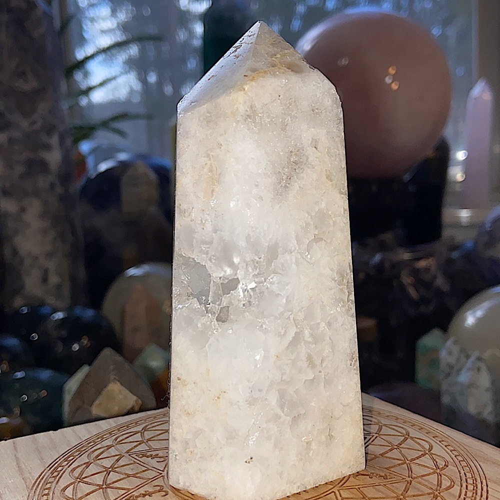 🌸SALE🌸 Quartz Crystal Druzy Tower! Watch The Video!